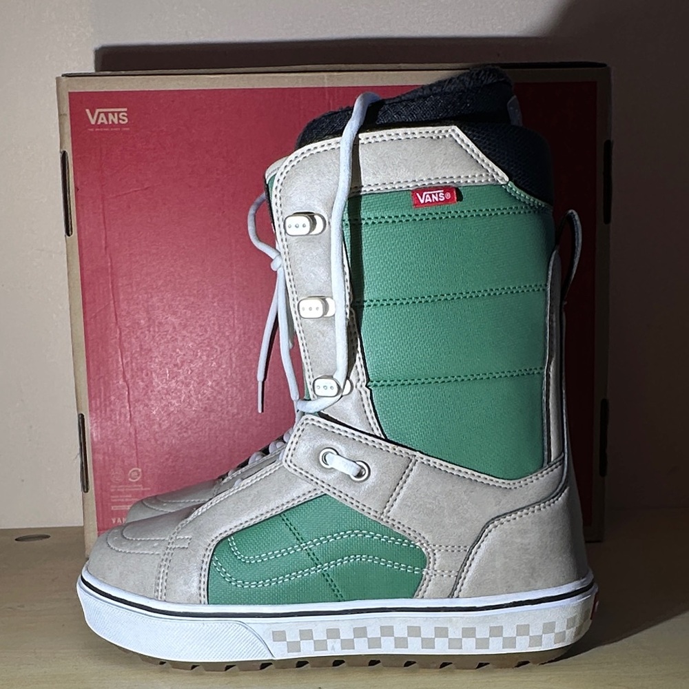 Vans Green and Beige Rain & Snow Boots